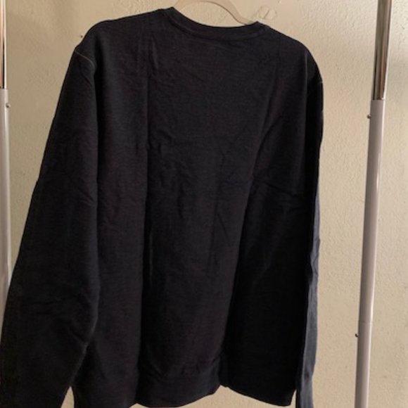 Eddie Bauer Men Midnight Heather Sweatshirt L NWT - Picture 2 of 7